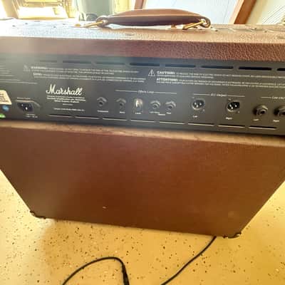 Marshall Acoustic Soloist AS100D 2-Channel 100-Watt 2x8" Acoustic Guitar Combo 2000 - Present - Brown image 4