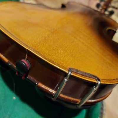 Lignatone Cremonensis sized 3/4 violin with case. Czechoslovakia. Very Good Cond image 12