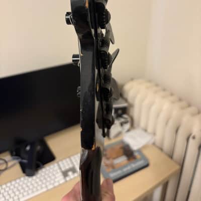 1985 Fender Japan Jazz Bass Special (Boxer Series) - E-Series MIJ - Black w/ Slanted Pickups image 9