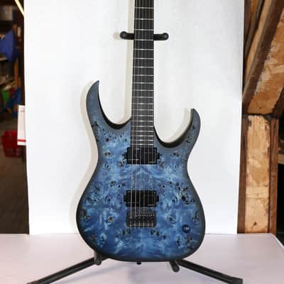 Mayones Duvell Elite 6 Ice Dragon Raw 26.5 Baritone With Hybrid Case & COA image 1