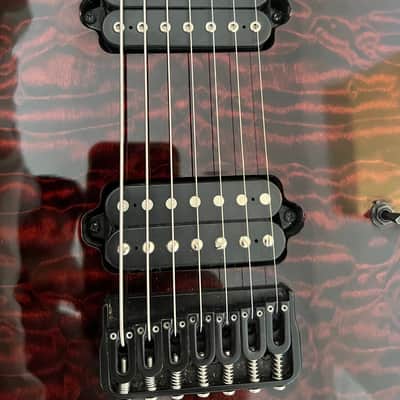 Sherman Custom 7 String 2013 - Nitro Purple Quilt image 4