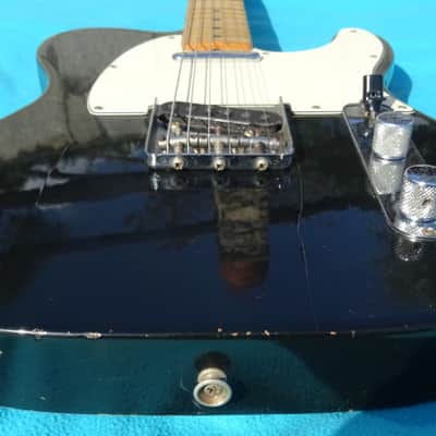 Fender Telecaster 1974 Black Maple Neck Ash Body image 9