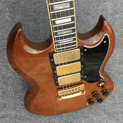 Gibson SG Custom 1973 - Walnut Natural - 3 Pickups image 6