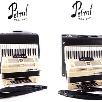 Immagine Rare German Made TOP Quality Accordion Weltmeister Unisella - 80 bass, 8 switches + Original Hard Case & Shoulder Straps - Excellent - Video - 23