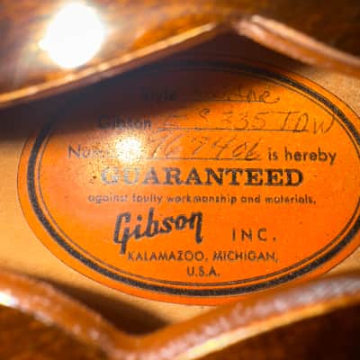 1970 Gibson ES-335TDW image 14