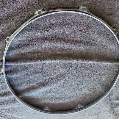 Yamaha 1.5 triple flanged hoops chrome 14 inch snare top and snare side 2025 - chrome image 1