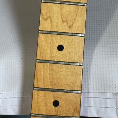 1990 Fender USA American Standard Stratocaster Guitar Neck 22 Fret Maple Board image 11