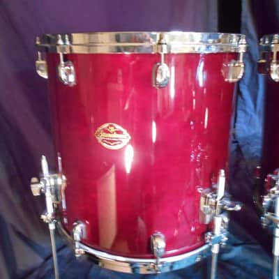 Tama Kenny Aronoff, Tama Starclassic Maple, Smashing Pumpkins, Melissa Etheridge Drum Set 1998 - Purple Lacquer image 13