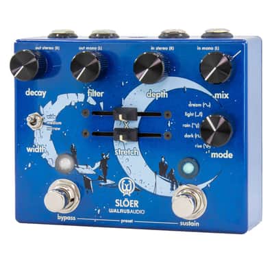 Walrus Audio Slöer Stereo Multi-Texture Reverb 2023 - Present - Lollipop Blue image 2