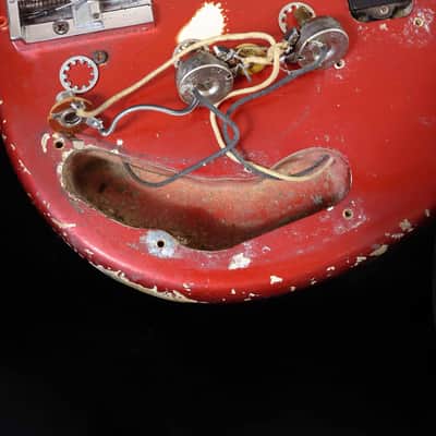 Fender Precision Bass with Rosewood Fretboard 1966 Candy Apple Red image 15