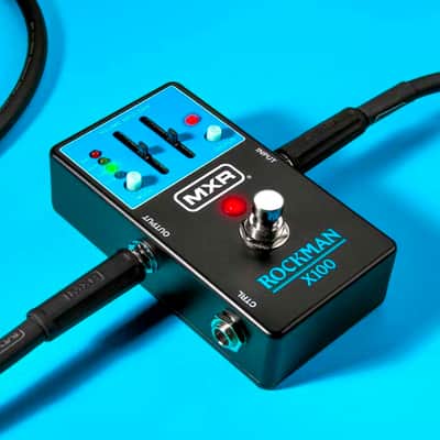 MXR MX100 Rockman X100 Analog Tone Processor 2025 - Present - Black / Blue image 2