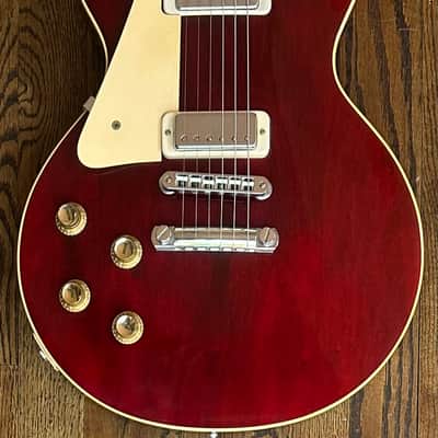 RARE! 1977 Gibson Les Paul Deluxe LEFTY (CLEAN) - Wine Red w/ OHSC image 2