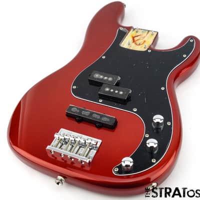 Fender Squier Vintage Mod Precision/ Jazz Bass LOADED BODY P Candy Apple Red image 2