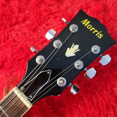 Very Rare Morris SG Deluxe (H.S. Anderson) 1973 - John Cipollina Clone? - Bigsby Style Tremolo - Original Maxon Humbuckers - Cherry Finish - Made In Japan MIJ image 8