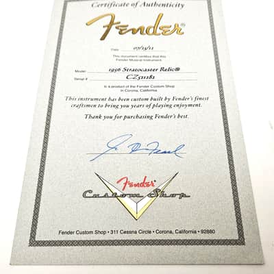 used 2012 Fender Custom Shop Greg Fessler Masterbuilt 1956 Stratocaster Relic HSS Floyd Rose, Excellent Condition with OHSC! image 3