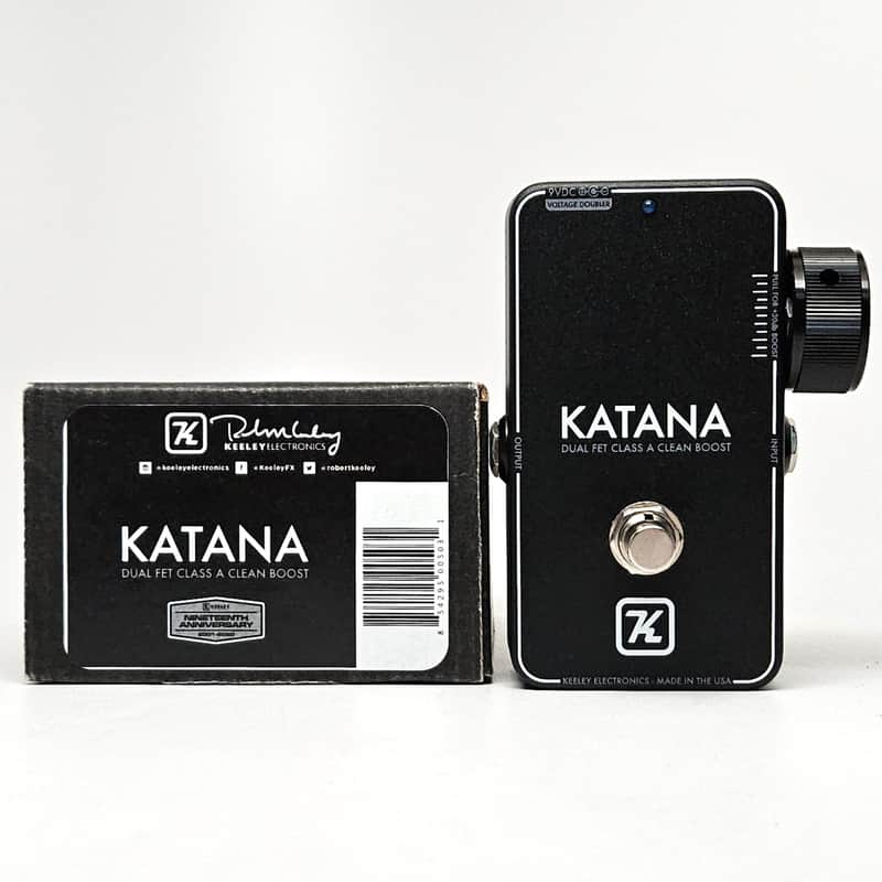 used Keeley Katana Clean Boost V2 XIX 19th Anniversary Limited Edition, Mint Condition with Box! image 1