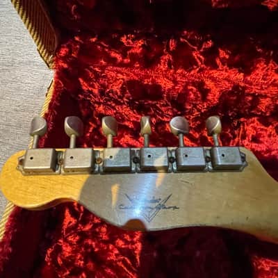 Fender télécaster 2021 - Fender MBD Limited 1952 Telecaster Humbucker Heavy Relic Nocaster Blonde image 21