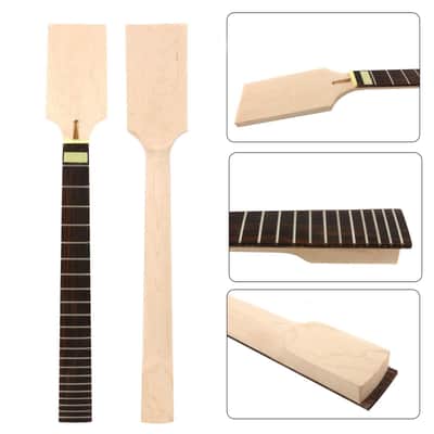 Maple guitar Neck 22Fret 24.75inch Rosewood Fretboard Paddle Headstock image 1