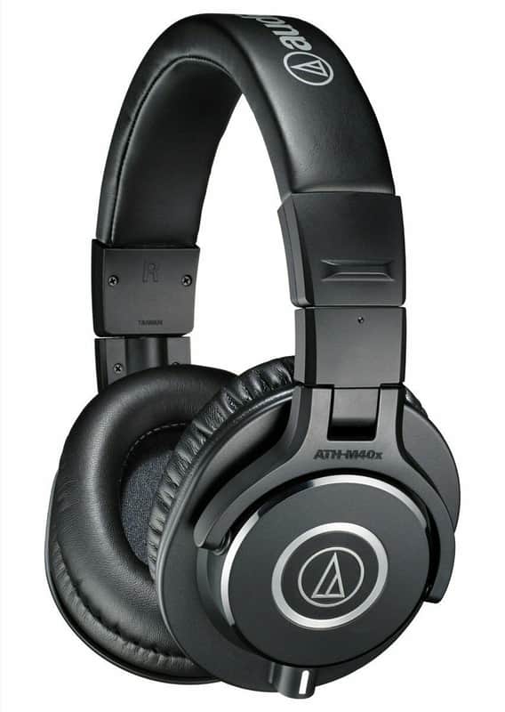 Audio-Technica ATH-M40x Closed-Back Professional Studio Monitor Headphones Black image 1