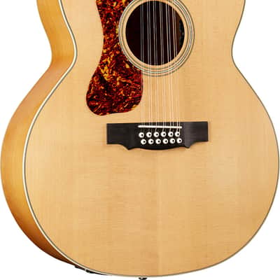 Guild F-2512E Left-Handed Jumbo Acoustic-Electric Guitar, Solid Spruce Top image 1
