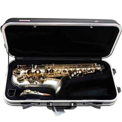 Antigua Winds Model AS4248SQ 'Powerbell' Alto Saxophone in Satin Silver image 22