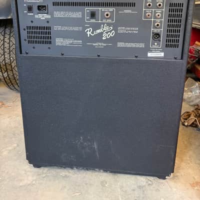 FENDER RUMBLE 200 V3 200 WATT 1X15 BASS COMBO 2015-PRESENT BLACK image 4