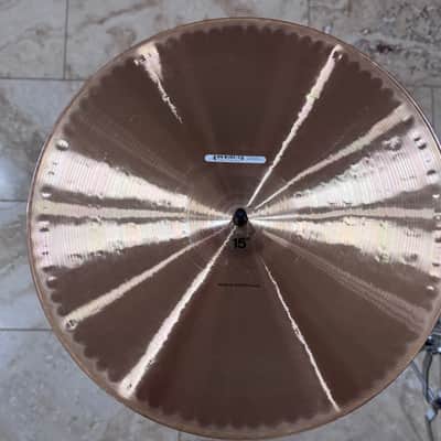 ‡‡‡Used Paiste 15" 2002 Heavy Hi-Hat Cymbals (Pair) - 90's Black Label Reissue In Excellent Condition‡‡‡ image 17
