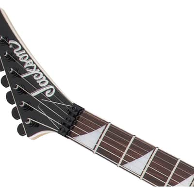 Used Jackson JS32 JS Series King V Electric Guitar - White w/Black Bevels image 3