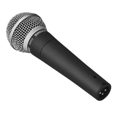 Shure SM58 Handheld Cardioid Dynamic Microphone 1984 - Present - Black image 1