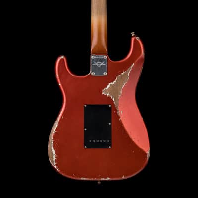 Mint Fender Custom Shop Levi Perry Masterbuilt Empire 67 Stratocaster Relic - Super Aged Candy Tangerine #77177 image 4