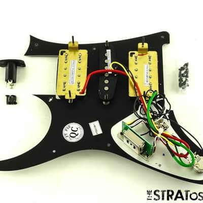 Ibanez RG450QMB HSH LOADED PICKGUARD, Quantum Guitar Parts Alnico Black image 2