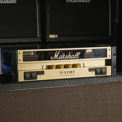 Marshall 9100 Dual Monobloc 5881 - 50/50w Power Amp - 1994 - Serviced image 1