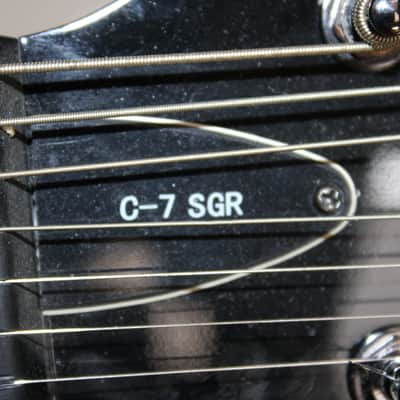 Schecter C-7 SGR 7 String Silver Burst With Gig Bag image 9