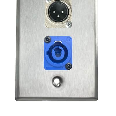 Stainless PROCRAFT SPL-2X-ST-VAR 1 Gang Stainless Pro Audio Installation Wall Plate Loaded, Made in the USA-USB Feed-Thru / HDMI Feed-Thru image 14