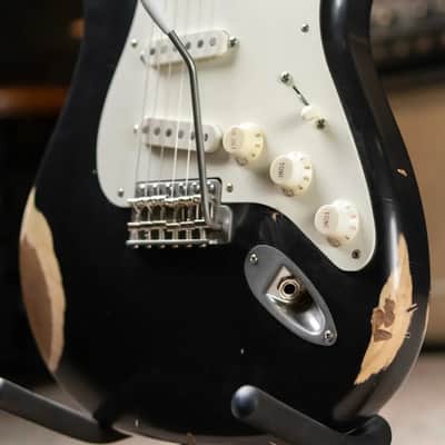 Nash S-57 Electric Guitar - Black with Hardshell Case image 11
