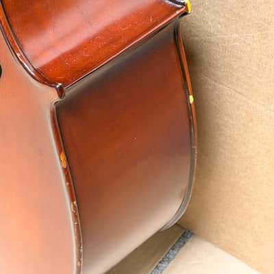 Yamaha VC3 4/4 Cello Outfit 2014 - Natural Poly Varnish (w/ Gig Bag)) image 13