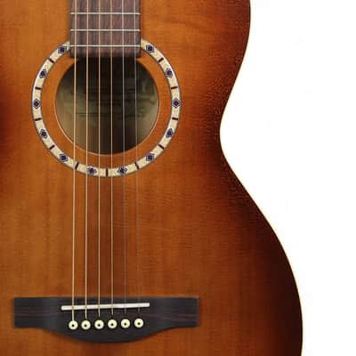 Art & Lutherie Ami Cedar Parlor Acoustic Guitar in Antique Burst image 2