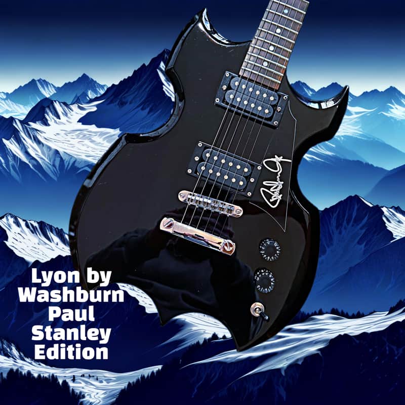 Paul Stanley Autographed Edition by Lyon 1990's - Black image 1