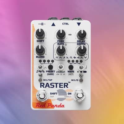 Reverb.com listing, price, conditions, and images for red-panda-raster
