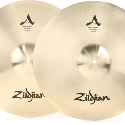 Zildjian Symphonic Viennese Tone Orchestral Hand Cymbal Pair - 18-inch image 2