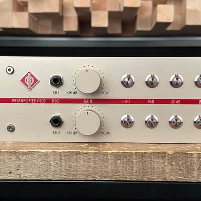 Neumann V 402 Dual Channel Microphone Preamp. MINT V402 image 5
