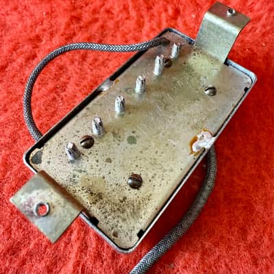 Gibson T-Top Pat number humbucker pickup c 1974 - Chrome original vintage USA patent no PAF image 3