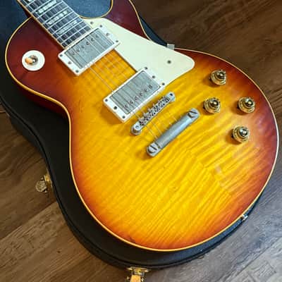 2006 Gibson Les Paul 1960 Reissue Historic Makeovers Deluxe Aged Carmelita Burst image 8