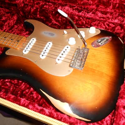 Fender Road Worn 50's Stratocaster 2012 - Custom Shop Josefina Tomatillo hybrid build w/ CS case2-Tone Sunburst image 2