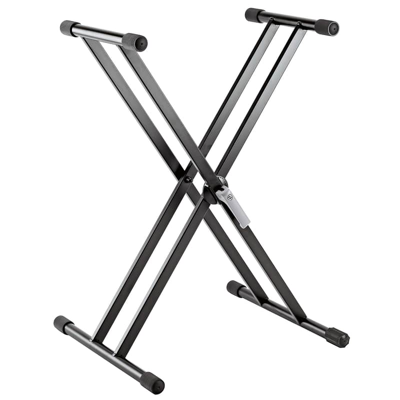 K&M 18997 Double X-Style Keyboard Stand image 1