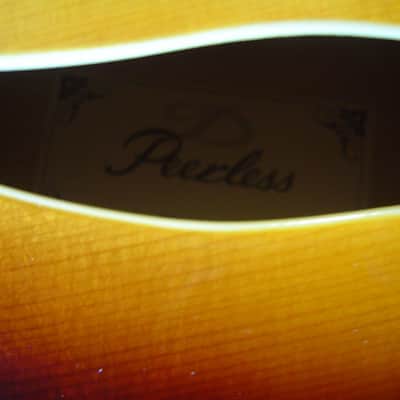 VV: IMMACULATE 2009 Peerless Monarch 17" all-solid archtop jazz guitar w/ leather HSC, Near MINT image 12