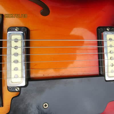 Guild T-100 D Guitar, 1965, Hoboken, N.J., Case image 6