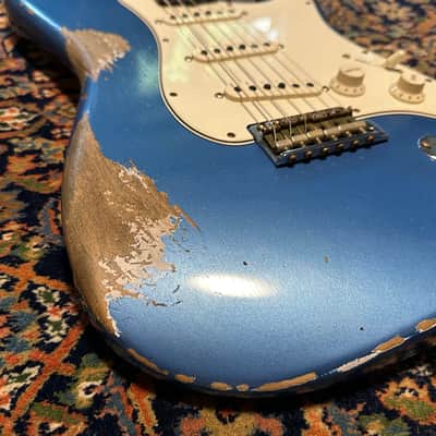Fender Custom Shop '60 Heavy Relic Stratocaster 2022 Lake Placid Blue image 7