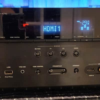 Yamaha Yamaha RX-A710 is a 7.1-channel network AV receive 2001 - Black