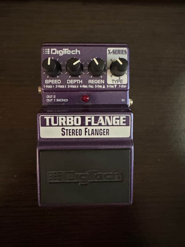 DigiTech Turbo Flange Stereo Flanger 2000s Purple Sparkle image 1